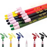 COELO Peel-Off China Markers Mix Color 12 Pack (Dozen) Grease Marking Pencil Assorted Variety Color Wax Markers Drawing Crayons Rock Wood Paper Fabric Plastic Glass Mugs Canvas Glass Non-Sharpening