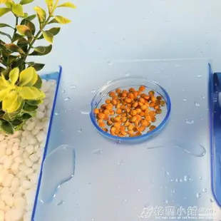 帶曬台烏龜缸水陸缸魚缸小號小型塑料巴西龜水龜草龜鱷龜甲魚龜盆