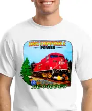 Canadian Pacific (CP) AC4400CW #9777 "Unstoppable Power" 100% Cotton T-Shirt