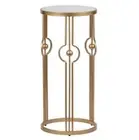 DIANNA MARBLE ART DECO SIDE TABLE/LAMP TABLE/BEDSIDE TABLE/ACCENT TABLE