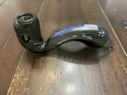 4" Grav Premium Glass Pipe Bowl Sherlock Clear Black Logo Colors Vary