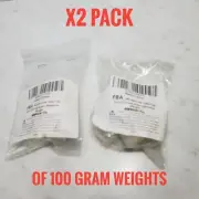 x2 Pack American Weigh Scales 100g OIML Class M2 Calibration Weight