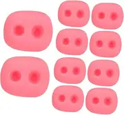ERINGOGO Crafting Pig Nose Set 10pcs Plastic Nose Accessories for DIY Plush Toys Dolls Kids Interactive Toys