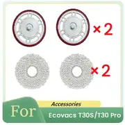 4 Pcs Rag and Mop Holder for T30S/T30 Pro Robot Vacuum Mop Board Cleaner Mop Kit As Shown