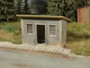 Model Scene TT Scale Bus Stop