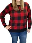 Honeyme plaid weekender tee in Red