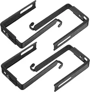 JOINPAYA The Door Mirror Hanger Cubicle Hooks Bathroom Towel Hooks Metal 4 Pack No Tools Easy Installation