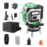 16 Lines 4D Laser Level 360° Self Leveling Rotary Cross Measuring Remote Control