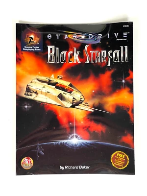 Star Drive Adventure Black Starfall TSR 2806 Science Fiction RPG - NEW & SEALED