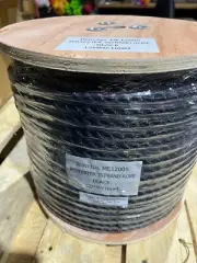 BLACK POLYESTER ROPE 12mm x 100m 3 STRAND MOORING ANCHOR BOATING MARINE LUXURY