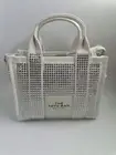Marc Jacob’s Small Crystal Canvas “The Tote Bag” White Brand New + Dustbag