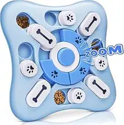Anturnpet Dog Puzzle Toys, Squeaky Treat Dispensing Dog Enrichment Toys for IQ Training Brain Stimulation, Interactive Mentally Stimulating Toys as Gifts for Puppies, Cats, Small, Medium, Large Dogs