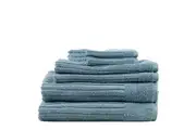 6pc Canningvale Caressa Cotton Bath/Hand/Face Washers Towel Set Tourmaline