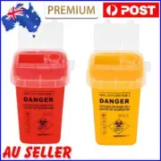 Sharps Container Bin Medical Biohazard Piercing Needles Disposal Collect Bucket