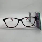 E384 Foster Grant TREND KINSEY RED + 1.75 Reading Glasses READERS