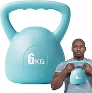 Soft Kettlebell, Kettle Bell with Non-Slip Handle, Anti Slip Kettlebells | Shock-Proof Fillable Hand Weights,13 Lbs Safe Wide-Grip Handle Shook Resistance Workout Kettlebells For Women & Men