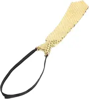 [NAMOARLY] Male Cosplay Sequin Tie Decorative Necktie Party Accessory Stage Show Prop