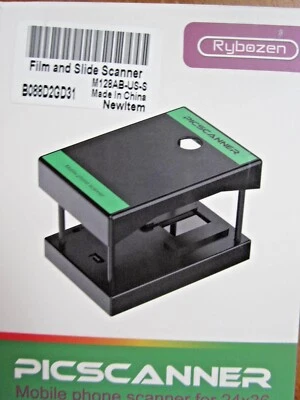 Mobile Film & Slide Scanner Rybozen # M123AB NEW