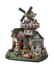 Halloween Lemax Spooky Town Headstone Mill Brewery #25849 2022 NIB