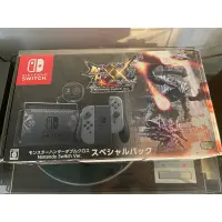 在飛比找蝦皮購物優惠-NS SWITCH MHXX 任天堂 魔物獵人XX同捆限量特