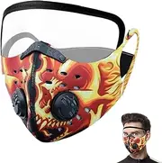 Dust Face Protector - Breathable Face Dust Protection,Windproof Cycling Gear, Anti-Pollution Face for Bicycling, Motorcycle Helves