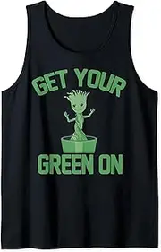 [Marvel] Guardians Of The Galaxy Groot Get Your Green On Tank Top