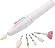 Electric Nail File | Lightweight Nail Drill | Portable Manicure and Pedicure Set | Nail Drill Machine | Compact Electric Nail Drill | 5 Drill Nail File Kit for Home and Salon Use