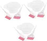 Ipetboom 3sets Hair Dye Brush Mixing Bowl Professional Hair Coloring Tools for Salon and Home Use Includes and Thickened Bowl Scale for Easy Mixing and Application