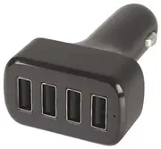7.2A 4 Port USB Car Charger 2.4A Max Per Port Socket Connection