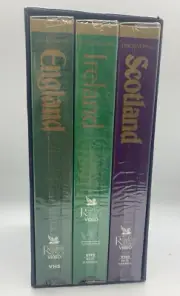 Reader’s Digest VHS Travel Videos England Scotland Ireland vintage Sealed (y)