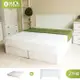 【YUDA 生活美學】純白色 房間組二件組 (床頭片+加厚六分床底) 單人3.5尺