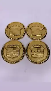 Cadillac Wire Wheels Knock Offs Chip Size 2.5 Gold Plated Lowrider Hydraulics