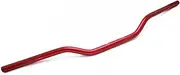 HJQHYLDZ Motorcycle Handlebar Handle Bar Aluminum Alloy Handlebars Anti-rust Handle Bars Compatible With SUZUKI YAMAHA Universal(Red)