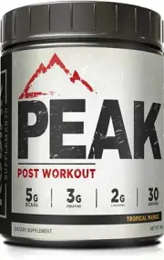 Peak Post Workout - BCAA 2:1:1 - Creatine - Glutamine - Muscle Recovery and