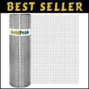 Hot-Dip Galvanized 23 Gauge Hardware Cloth - 1/4" Mesh, 100 Feet Long Roll