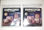 Charles Craft Hopscotch Tartan Plaid Aida 14 Count Fabric 15" x !5" Lot of 2