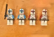 LEGO Star Wars The Clone Wars Clone Captains and Clone Lieutenant Minifigures