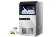 YOPOWER 45KG Commercial Ice Maker Machine Stainless Steel