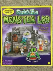 Faber-Castell Monster Lab 3D Pop-Up Playscape Shrinky Dink Color Bake Shrink Fun