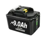 9000mAh 18V For Makita Battery - BL1830B BL1840B BL1850B BL1860B Li-Ion - 2 Pack