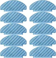 Washable Cloth Mop Pads, Compatible for Deebot Ozmo T8 AIVI/T8 Max/ T8/ T9/ T9 AIVI /N8/ N8 Pro Plus/ N8 Pro, Compatible for Yeedi Vac, for Robot Vacuum(10PCS)