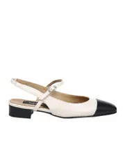 Buckle flats 40 BEIGE/BLACK