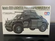 German Sd.Kfz 222 Leihter Panzerspahwagen by Tamiya- 1/35 Kit# 3551