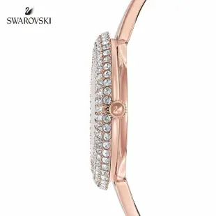 【SWAROVSKI 官方直營】Crystal Rose 玫金色彩白光芒手錶 交換禮物