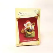 2005 HALLMARK KEEPSAKE Ornament - Santa's Magic Sack - Clips To Light