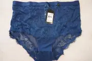 City Chic Plus Size 14 - 16 Hi- Brief Knickers Underwear Lace Lingerie Lara