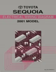 2001 Toyota Sequoia Wiring Diagrams Schematics Layout Factory OEM