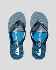 [Quiksilver] Quiksilver Men's Molokai Tijuana Flip Flops Slippers in Blue Size 09 09 Blue