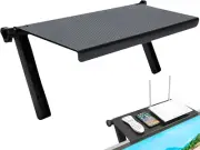 Wesoke TV Top Shelf Screen Top Storage Stand, Black Computer Monitor Top Moun...