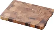 Yamashita Kogei 522559 Cooking Cutting Board, Natural, W 10.8 x D 7.8 x H 1.1 inches (27.5 x 19.7 x 2.8 cm), End Grain Cutting Board, M